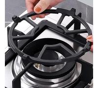 AMONIDA Support de Cuisinière à Gaz Antidérapant, Grille de Brûleur en Fonte, Grille Robuste avec Conception Durable, Idéal pour les Cuisinières à Gaz de 4 ou 5 Pieds et Support de Poêle de Table de