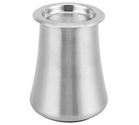 AMONIDA Tamis à café en Poudre, Récipient en Acier Inoxydable 304 avec Base Antidérapante pour une Extraction Uniforme, Brossée Facile à Utiliser, Noir (Ponçage de la couleur d'origine)