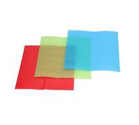 AMONIDA Tapis à Rouler pour Sushi, Lot de 3 Tapis en ABS de qualité Supérieure pour des Rouleaux de Sushi Parfaits, Amusant à Faire Soi-même en Famille et entre Amis