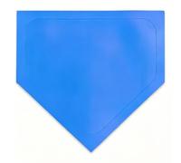 AMONIDA Tapis en Caoutchouc pour Plaque de Baseball, Conception Antidérapante Durable pour la Pratique en Extérieur, 41,5x20cm (Blue)