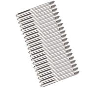 AMONIDA Taraud à Main M4, 20 Pièces, Acier à Outils en Alliage Durable pour le Taraudage dans le Travail des Métaux, fonctionnalité de Précision