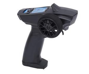 AMONIDA Télécommande 2,4 GHz 4 Canaux pour Voitures et Bateaux RC | Poignée ergonomique, construction ABS, portée 120 m, convient aux débutants, contrôle de vitesse réglable