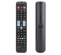 AMONIDA Télécommande TV à Gros Boutons pour Téléviseurs avec Poignée Confortable Multifonctionnelle pour Un Usage Domestique - 2 Pièces de Contrôle Durable