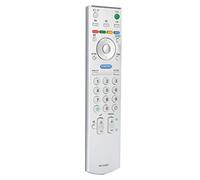 AMONIDA Télécommande TV Universelle pour Téléviseur LED Haute Définition, Remplacement Durable et Léger pour Les Familles et Les Personnes âgées, Argent, 1 Paquet