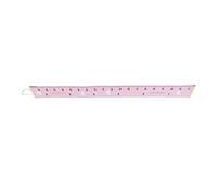 AMONIDA Toise de Croissance pour Enfants pour Mesurer la Taille de bébé, Règle en Toile élégante avec Extrémités en Bois, Suivi Précis de la Croissance pour la Maison, 200 X 20 Cm (#3)