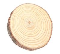 AMONIDA Tranches de Bois Naturel Bûches de Pin Rondes Artisanat inachevé pour Peinture à la Main étiquettes Cadeaux 1x Tranche de Bois (1 5~6 cm)