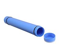 AMONIDA Tube d'affiche de Grande capacité, étanche, Antichoc, Portable pour Documents, Plans, Cartes (Blue)