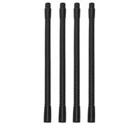AMONIDA Tuyau de Lampe à Col de Cygne 10mm, Flexible en Aluminium, 4 Pièces, Accessoires pour Lampe de Bureau, Solutions D'éclairage Pratiques (20cm)