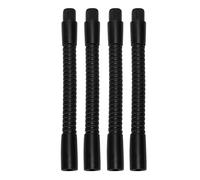 AMONIDA Tuyau de Lampe à Col de Cygne 10mm, Flexible en Aluminium, 4 Pièces, Accessoires pour Lampe de Bureau, Solutions D'éclairage Pratiques (12 cm)