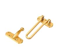 AMONIDA Verrou de Renfort de Porte pour Maison Hôtel Bureau, 3 Positions | Barre pivotante à bille en acier, alliage de zinc, protection de porte à 4 trous pour entrées