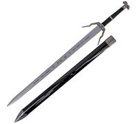 AMONT | Épée en argent de Geralt de Rivia décorative le sorceleur | Réplique non officielle sans tranchant en bambou pour exposition collector | EYM