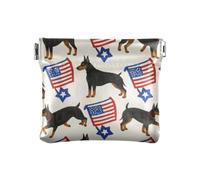 Amooorous 4th of July Independence Day Petit porte-monnaie en cuir pratique pour femme, Jour de l'indépendance du 4 juillet, 1 size