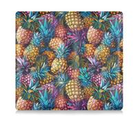 Amooorous Ananas jaune en cuir peinture à l'huile pour voiture assurance et carte d'immatriculation Étui portefeuille essentiel pour carte d'identité, permis de conduire, cartes d'information clés de