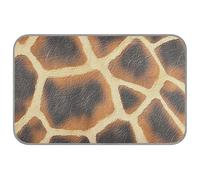 Amooorous Animal Girafe Peau Imprimé Kaki Noir Summer Cooling Pet Bed Couverture auto-rafraîchissante pour chats à l'intérieur Lavable esterilla rafraîchissant para Perros M