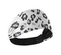 Amooorous Bandeau rafraîchissant imprimé léopard pour femme Tête élastique pour entraînement, randonnée, cyclisme, banda para el cabello