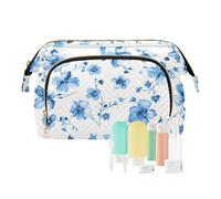 Amooorous Blue Crush Trousse de maquillage portable pour femme, Blue Crush, 1 size
