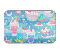 Amooorous Cartoon Coloful Cute Ice Cream Summer Gel Cooling Pad Self Cooling Beds for Cats for Cats Outdoor Cat Accessoires Camas frias para Perros M