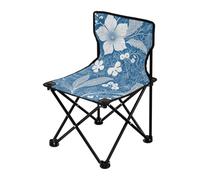 Amooorous Chaises de camping légères pour adultes avec sac de transport pour camps sportifs Bleu/blanc