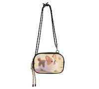 Amooorous Chibi Sac à bandoulière antivol pour femme avec emplacements pour cartes de crédit Petit sac à main noir Take a walk bolso de mano para mujer