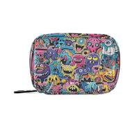 Amooorous Graffiti Art Trend Play Stickers Sac de voyage avec compartiments détachables Sac de voyage pour médicaments, Graffiti Art Trend Play Stickers, 1 size