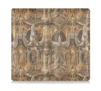 Amooorous In Center Of Golden Cathedral Stood A Madonna Dressed in White Leather Toursuit Porte-carte d'immatriculation et d'assurance Porte-carte d'assurance Essential Car Wallet Case pour cartes,