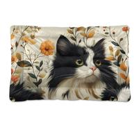 Amooorous Lit chic norvégien safari pour chat - Lavable - Antidérapant - Doux et confortable - Pour chiens de taille moyenne et grande - 91,4 x 61 cm - Blanc