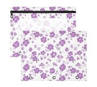 Amooorous Lot de 2 perforatrices multi-usages à 3 trous pour papier A4 et lettres Violet