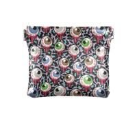 Amooorous Petit porte-monnaie en cuir synthétique avec inscription « Bloody Zombie Aliens Happy Halloween » pour femmes et filles, Bloody Zombie Aliens Happy Halloween, 1 size