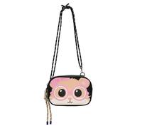 Amooorous Petit sac à main à bandoulière noir mignon pour homme avec sangle réglable - Petit sac à main Take a walk bolsos de hombro para mujer