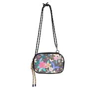 Amooorous Petit sac à main d'été multicolore floral noir pour homme, confortable avec sangle réglable, petits sacs à main pour faire du shopping carteras para mujer elegantes