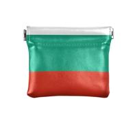 Amooorous Petites pochettes de rangement pratiques en cuir synthétique avec drapeau bulgarie pour homme et femme, Drapeau Bulgarie, 1 size