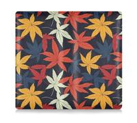 Amooorous Porte-carte d'immatriculation et d'assurance en cuir de style japonais, documents essentiels, permis de conduire documents du véhicule, Style japonais à feuilles, 1 size