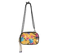 Amooorous Sac à bandoulière antivol à motif floral vif pour femme tendance avec fentes pour cartes de crédit, sacs à bandoulière Take a walk carteras de mano para mujer