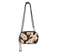 Amooorous Sac à main Western Cow Cactus Fleur Noir Beige Femmes Sac à main Bandoulière Homme Beauté avec sangle réglable Sac pour téléphone portable Walk the dog carteras elegantes para mujer