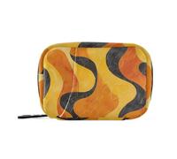 Amooorous Sac à médicaments orange sans couture avec compartiments amovibles réutilisable pour sac à main, Orange, silhouette sans couture, Taille unique