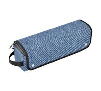 Amooorous Sac de voyage pour outils de cheveux et tapis résistant à la chaleur, organiseur de voyage pour fer à lisser, fer à friser, sèche-cheveux, jeans bleus pour femmes, Jean bleu., 1 Size