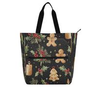 Amooorous Sac fourre-tout décoratif pour enfants et adultes, sac à main étanche pour livres de bibliothèque avec poches zippées pour l'école et les jeux, arc-en-ciel para libros