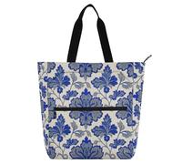 Amooorous Sacs fourre-tout décoratifs pour garçons, filles, femmes, motif patate douce, gris, bleu, grand sac d'activités pour enfants, sac fourre-tout avec fermeture éclair pour l'école et les jeux