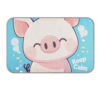 Amooorous Stay Calm Tapis de refroidissement d'été pour chiens avec motif cochon mignon pour l'extérieur Tapis de refroidissement auto-rafraîchissant pour chat chien Manta fria para perros M