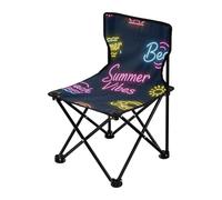 Amooorous Sun Neon Summer Vibes Chaises de camping pliantes pour adultes ultra résistantes et ultra légères Sac de transport inclus pour le sport en plein air