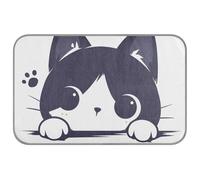 Amooorous Tapis de refroidissement pour chien avec tapis de refroidissement pour chiens et chiens - Tapette pliable Frio para Perros M - Blanc et noir