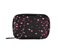 Amooorous Trousse de premiers secours romantique rose Love on Valentine avec compartiments détachables, sac de voyage pratique pour médicaments