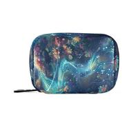 Amooorous Un sac à médicaments City Of Flowers avec compartiments détachables, pilulier de voyage portable pour sac à main