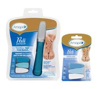 Amope Amop? Pedi Perfect Care System - Appareil lectronique de manucure/p dicure - Lime, polit, fait briller les ongles avec kit de recharge sup