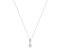 Amor 2100171 Chaîne avec pendentif pour femme en argent sterling 925 avec zircone, 45 cm, argent, idée cadeau, livrée dans une boîte cadeau