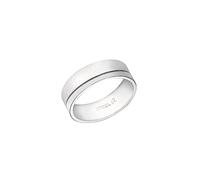 Amor Bague unisexe en acier inoxydable pour hommes et femmes, en argent, livrée dans une boîte cadeau à bijoux, 9839018