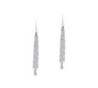 Amor Boucles d'oreilles en argent 925 sterling pour femmes, 6,2 cm, argent, Livré dans une boîte cadeau de bijoux