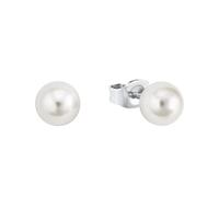 Amor boucles d'oreilles en argent 925 sterling pour femmes, avec perle de cire, 6 cm, argent, Livré dans une boîte cadeau de bijoux, 9062904