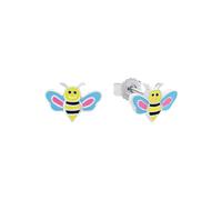 Amor Boucles d'oreilles en argent sterling 925 pour filles, boucles d'oreilles pour enfants, avec zircone synthétique, motif, livrées dans un coffret cadeau à bijoux