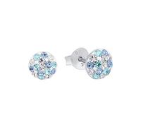 AMOR - Boucles d'Oreilles pour Enfant - Unisexe en Argent 925 - avec Preciosa - Clou d'Oreille - AMR-E0087